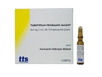 TURKTIPSAN FENIRAMIN MALEAT 45.5 MG / 2 ML AMPUL